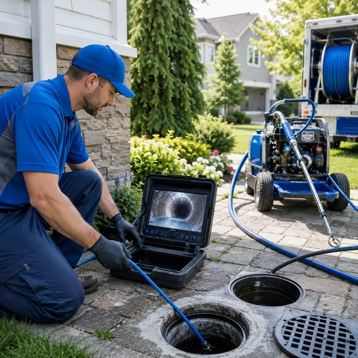 Outdoor drain cleaning professionals serving Bridgeport, CT